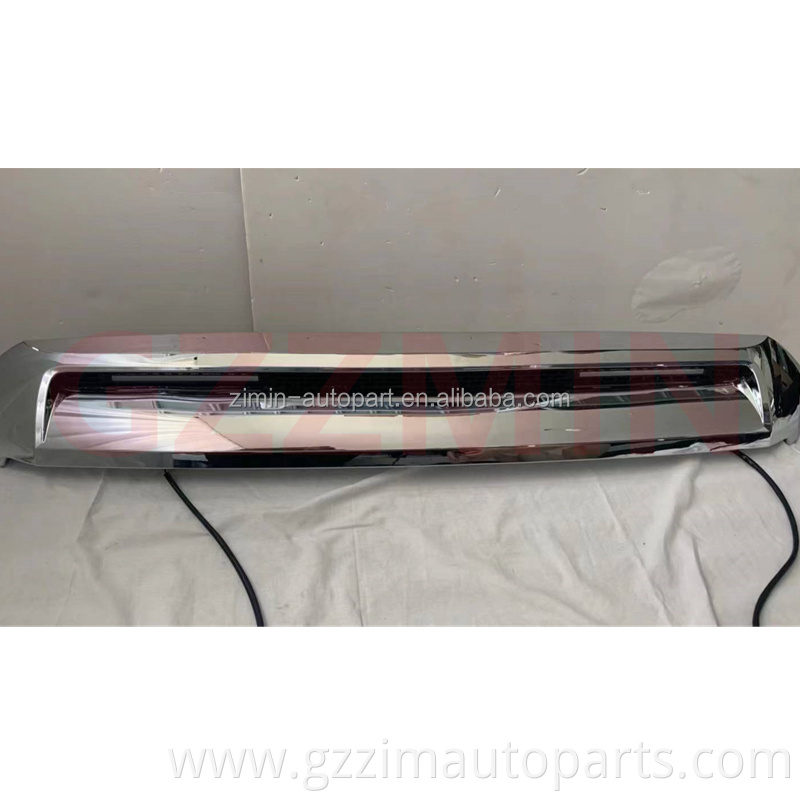 LED ABS PLASTIC CHROME T R D BULGE HOOD FOR TUNDRA 2014+